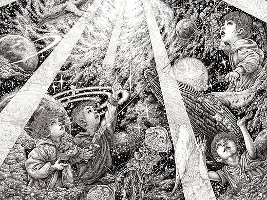 “窒息微观”系列五号试验作品——《J世界的侧立面》