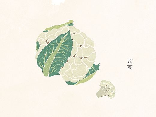 一组干净的蔬菜