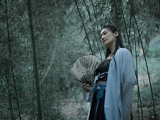汉服 一组武侠风格拍照 墨