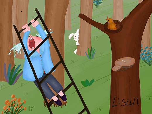 这么淘，你妈知道吗？！（个人主页-ZNDczNTA5ODA=） - 儿童插画 - 站酷设计师插画师Lisan原创素材 - 站酷ZCOOL