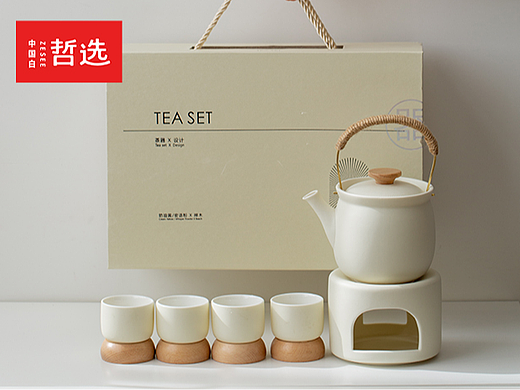 【中国白·哲选】轻饮·温茶提梁壶套装