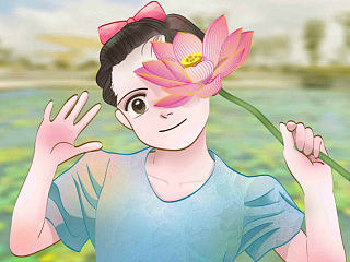 夏日荷色