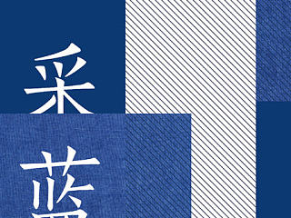 ｜展览形象｜采蓝展主形象设计
