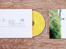 微电影《关于一只猫的死亡》光盘包装设计