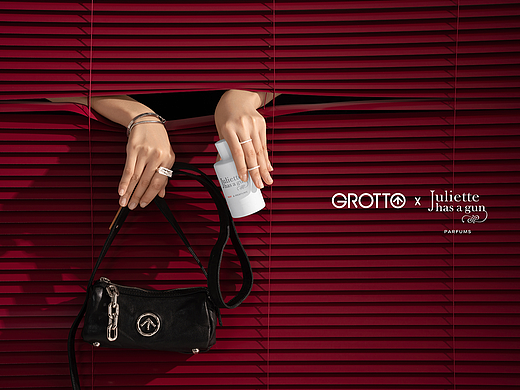 Grotto 佩枪朱丽叶 七夕联名香水背包礼盒 | 电商摄影