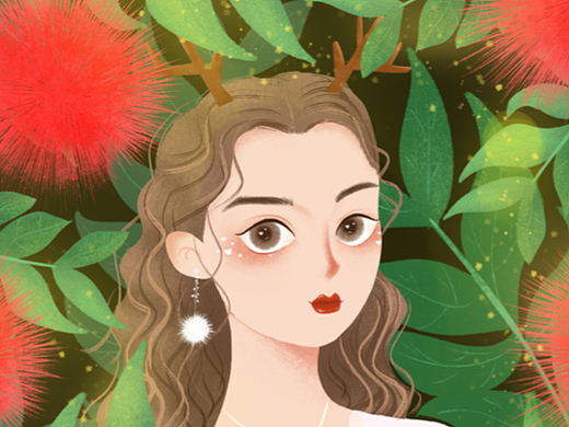 花丛中的女孩系列二