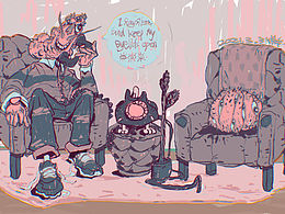 沉默不语睁着眼睛