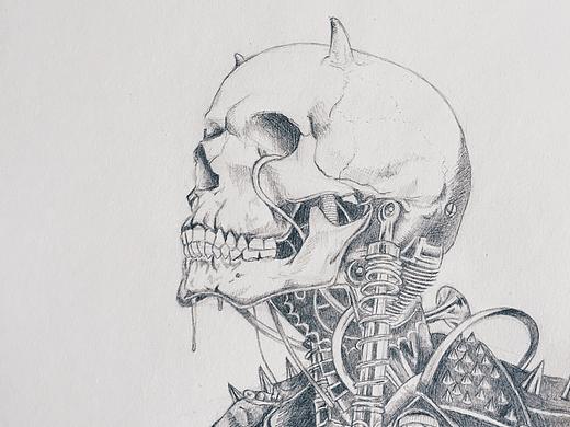 帅气的朋克骑士