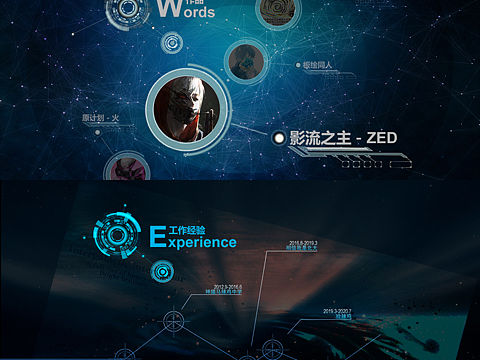 未來科技個人網(wǎng)站，請看客評論。（個人主頁-ZMTkwODAzMjg=） - 個人網(wǎng)站 - 站酷設(shè)計師Yzah原創(chuàng)素材 - 站酷ZCOOL