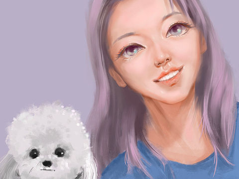 厚涂头像练习