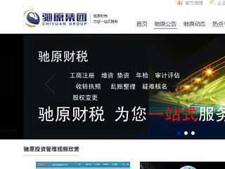 驰原集团首页设计