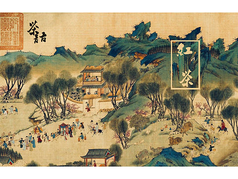 茶叶 包装 （清明上河图）