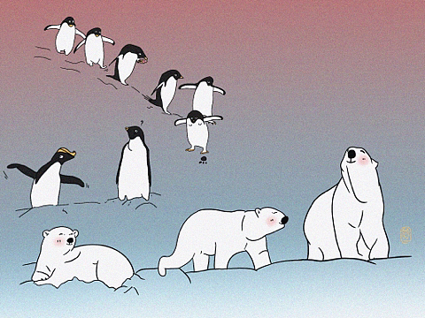 北极之南,南极之北.