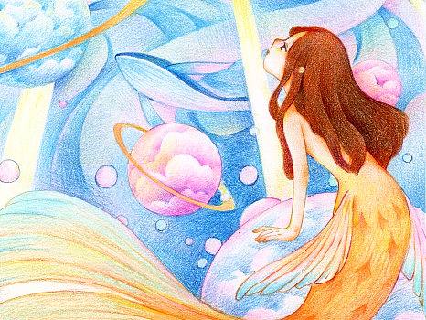 彩铅一组