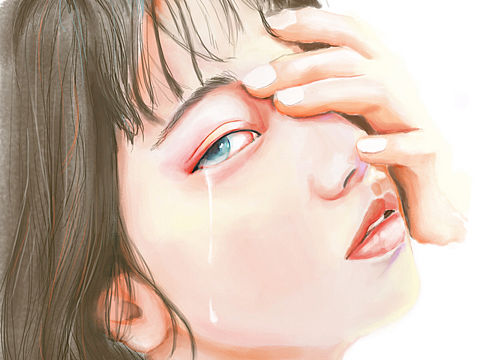 手绘 女生