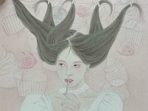 工笔人物创作
