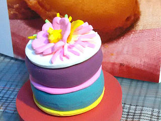 粘土版 翻糖蛋糕+零碎