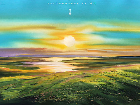 明小花水彩～不落的太陽(yáng)～（個(gè)人主頁(yè)-ZNDcwODM2MjQ=） - 繪畫(huà) - 站酷設(shè)計(jì)師明小花原創(chuàng)素材 - 站酷ZCOOL