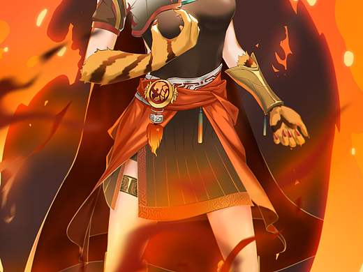 虎年角色设计-焱虎