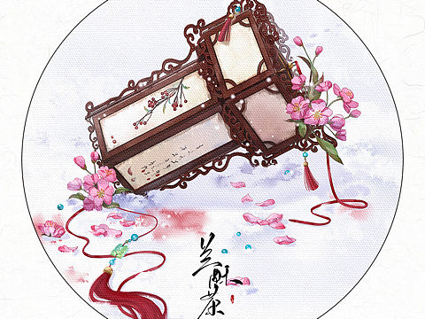 手绘宫灯