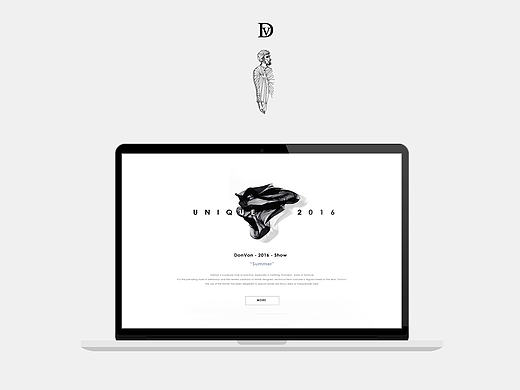 “D&V”品牌网站设计-Sinyn