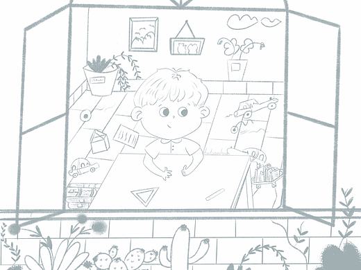 第一次原创场景线稿值得纪念一下下（个人主页-ZNTk4MTgzMDg=） - 儿童插画 - 站酷设计师胡乱画原创素材 - 站酷ZCOOL