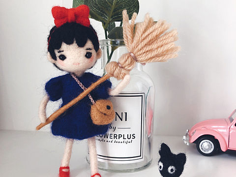 羊毛毡小魔女