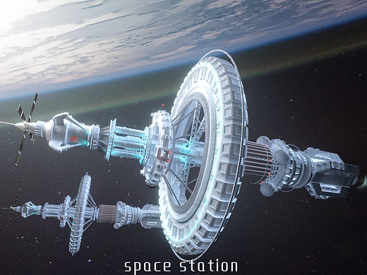 空間站（個人主頁-ZNDY0NDYyMjQ=） - 場景 - 站酷設(shè)計師出謀畫策原創(chuàng)素材 - 站酷ZCOOL