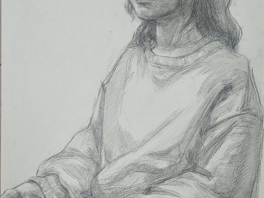素描半身