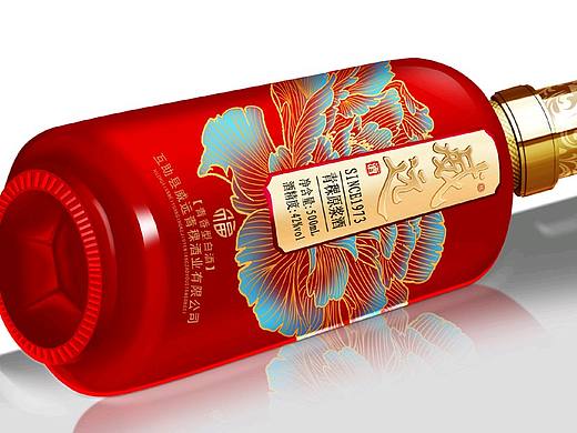 喜庆洋洋的酒包装设计