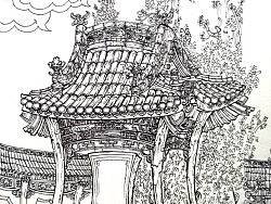 悦动的建筑（个人主页-ZMzA2NTQzMg==） - 单幅漫画 - 站酷设计师钢琴手小磊Apm300原创素材 - 站酷ZCOOL
