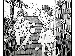 黑白插画《Story》系列（下）集（原创） 