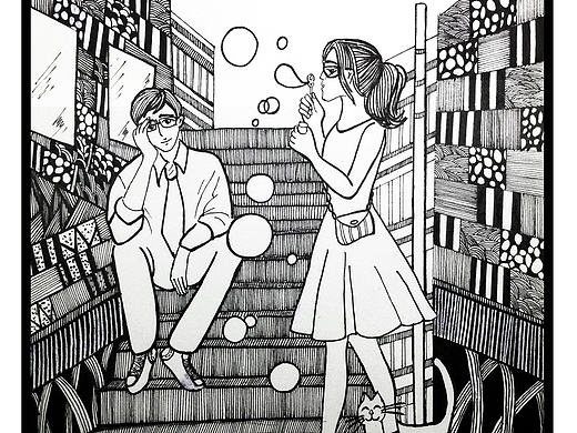 黑白插画《Story》系列（下）集（原创） 