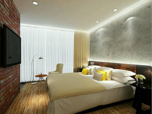 家庭旅館…室內(nèi)設(shè)計效果圖（個人主頁-ZMTQ2NTE2MjQ=） - 家裝設(shè)計 - 站酷設(shè)計師大雁往南飛回家原創(chuàng)素材 - 站酷ZCOOL