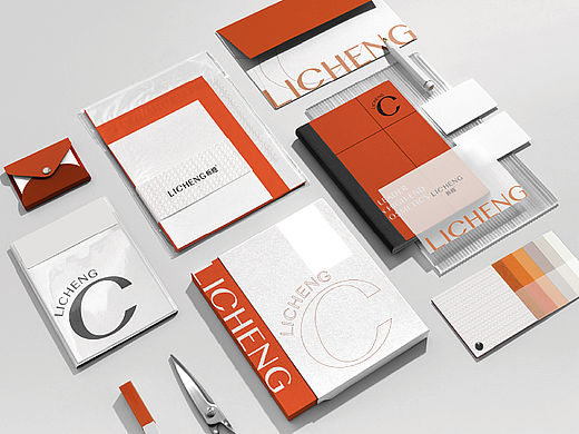 《LICHENG栎橙》美妆集合店品牌设计logo设计vi设计