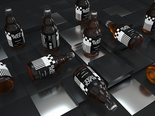 《Black Hole》斯坦根黑啤 啤酒包装 精酿小麦啤酒