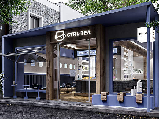 卓宜设计作品 - CTRL TEA 一个年轻多样的茶品牌