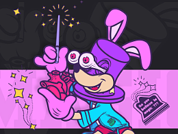 潮流插畫-小小魔法師