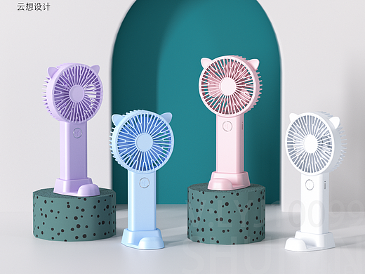 电商产品/风扇渲染效果图（个人主页-ZNjgwMDkzMzI=） - 产品 - 站酷设计师BABIQLE原创素材 - 站酷ZCOOL