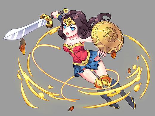 小小神奇女侠（个人主页-ZMjIyNDQzNzI=） - 商业插画 - 站酷设计师KeningKai原创素材 - 站酷ZCOOL