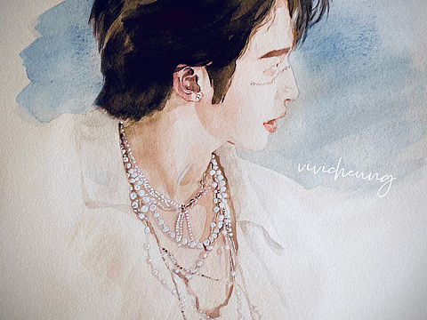水彩•刘宇（个人主页-ZNTc0NjM3Mjg=） - 绘画 - 站酷设计师vivi.Cheung原创素材 - 站酷ZCOOL