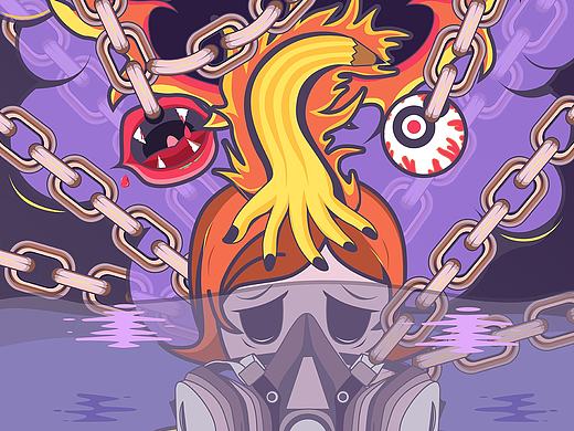 成都霾天（个人主页-ZMTk1MjA2OTY=） - 商业插画 - 站酷设计师涂涂猫呀原创素材 - 站酷ZCOOL