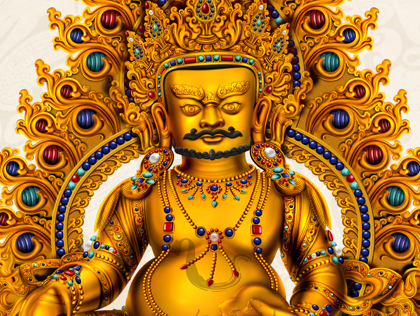 黄财神 Jambhala在线拍卖，黄财神 Jambhala价格、图片－雅昌得藏－在线拍