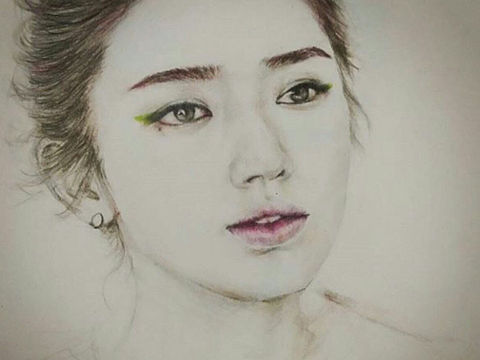 旧图一张。人物像