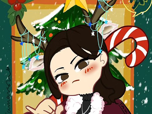 圣诞系列动漫头像定制