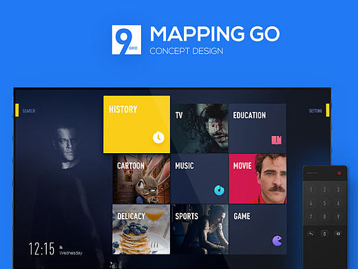 Mapping Go 智能电视概念设计