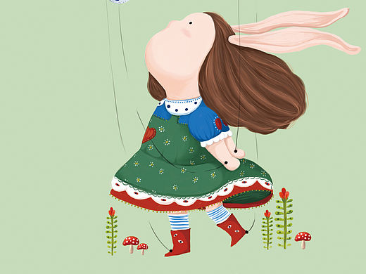 看到美好的自己（个人主页-ZMTQzNDI3NTI=） - 商业插画 - 站酷设计师一只兔子_14228原创素材 - 站酷ZCOOL