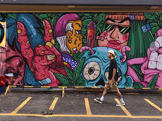 深林vs森林/塗鴉插畫