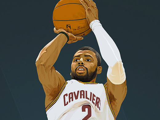 NBA球星插画-凯利欧文#2