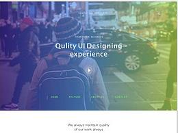 网页设计-项目介绍页面